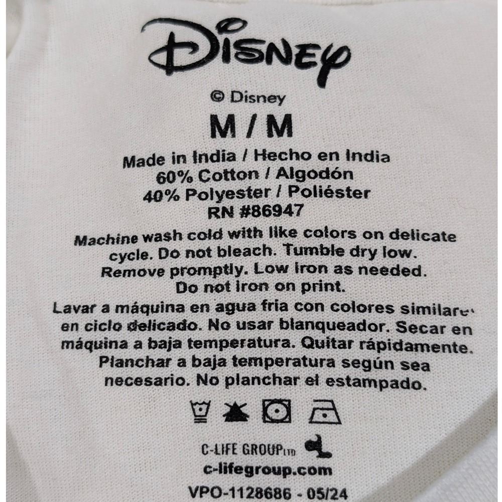 Disney Mickey Mouse Friends Happy Holidays Christmas Graphic T Shirt‎ M M - Picture 6 of 6